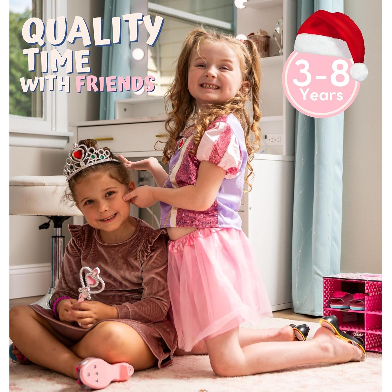 Juego de Princesa ToyVelt con Zapatos y Joyería - Rosa