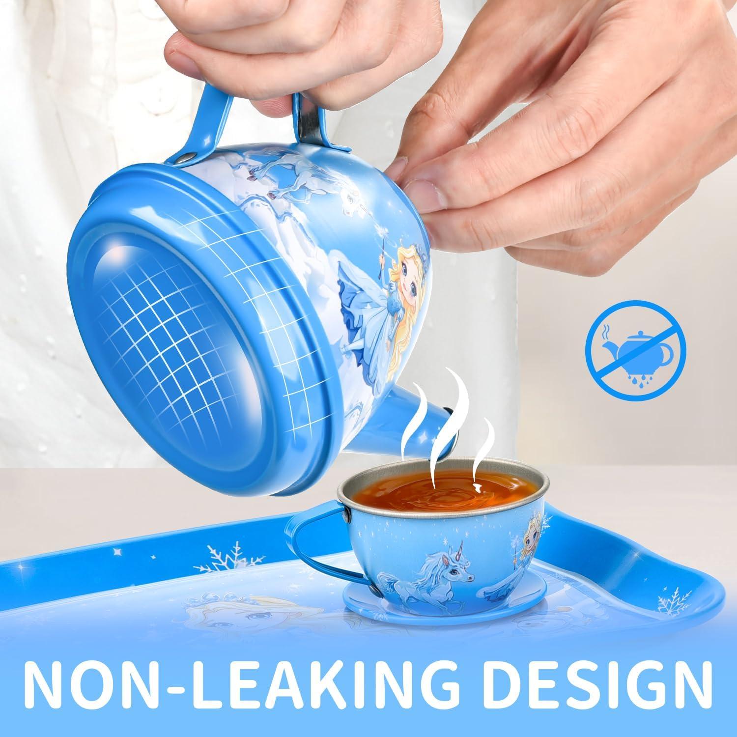 Juego de té de 43 piezas para princesas - QUN HUI