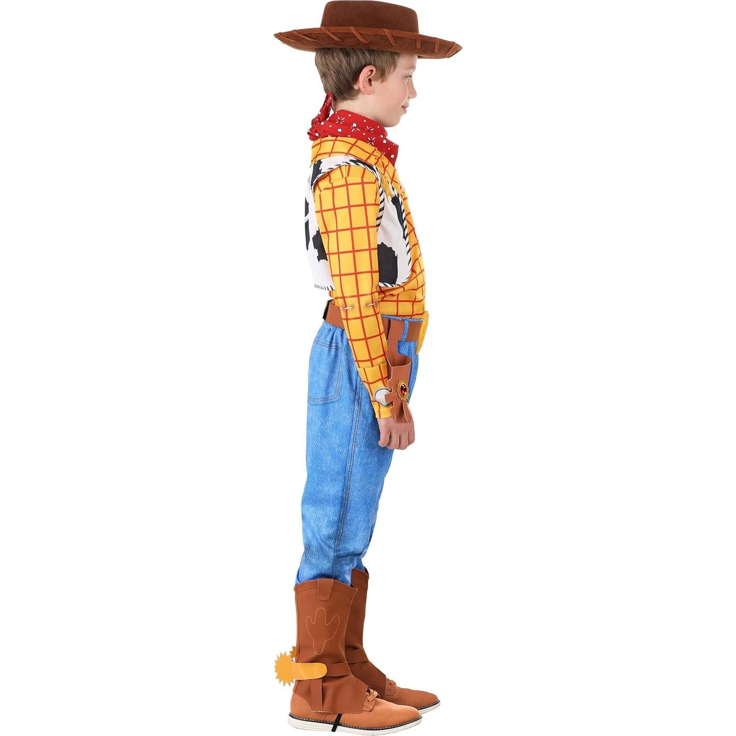 Disney Toy Story Woody Costume for Kids, Woody Cowboy Costume for Disney Cosplay, Dress-Up Parties & Halloween