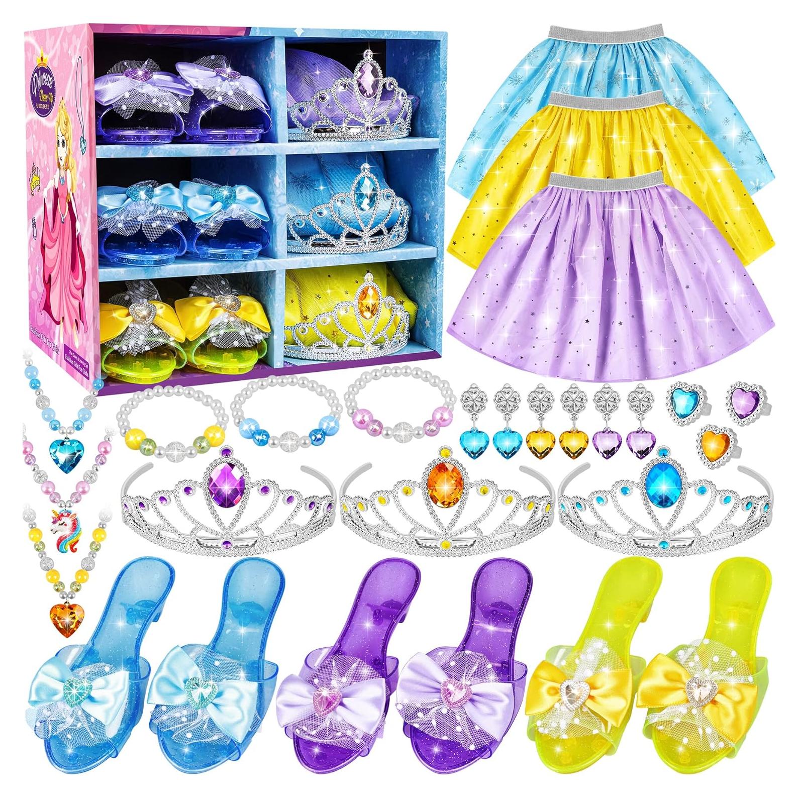 Conjunto de Joyería Princesa Boutique KKONES 3 Faldas y Zapatos