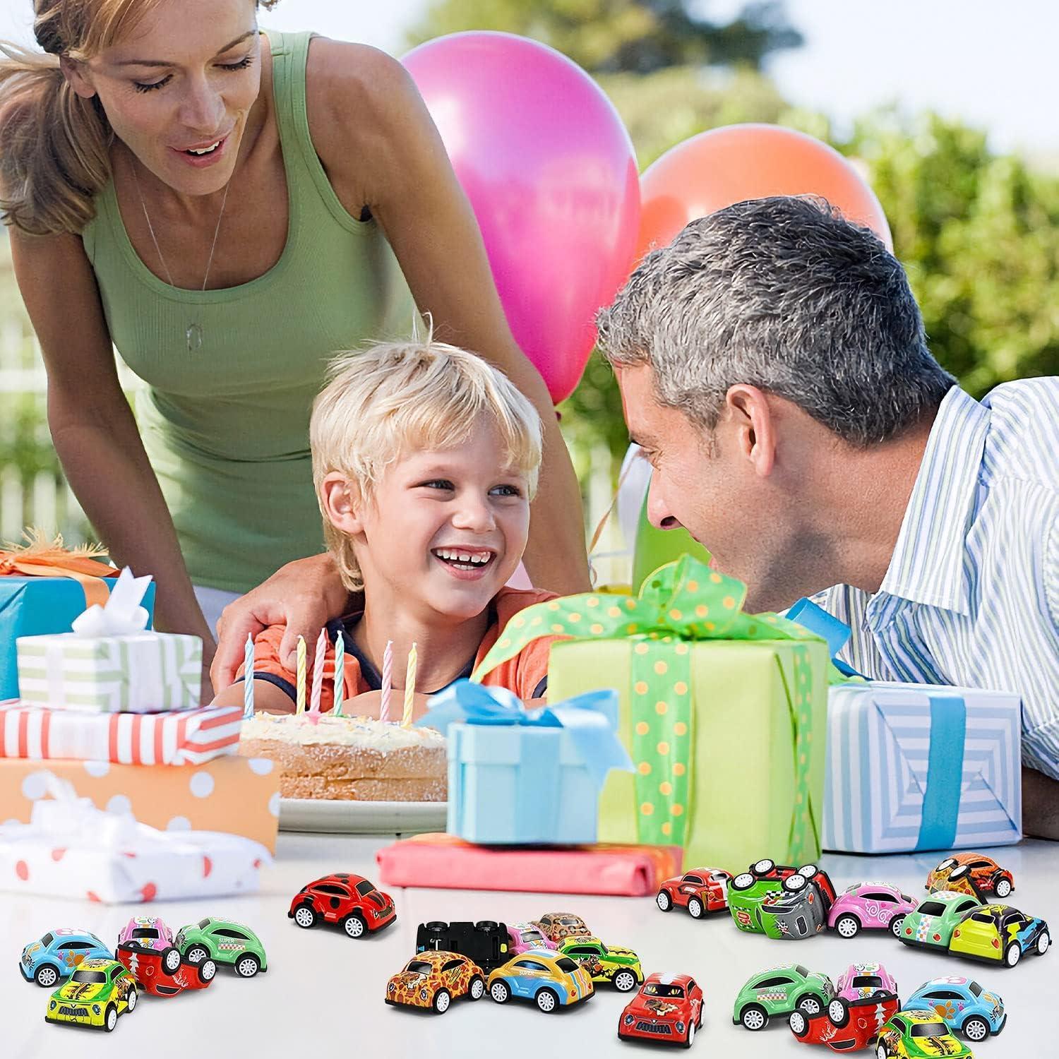 Vileafy 30 Mini Coches de Retroceso para Niños 3-5 Años