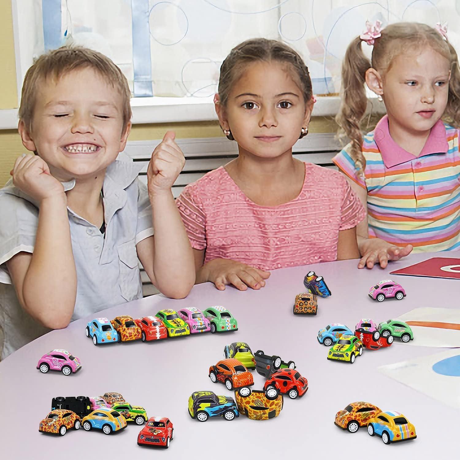 Vileafy 30 Mini Coches de Retroceso para Niños 3-5 Años