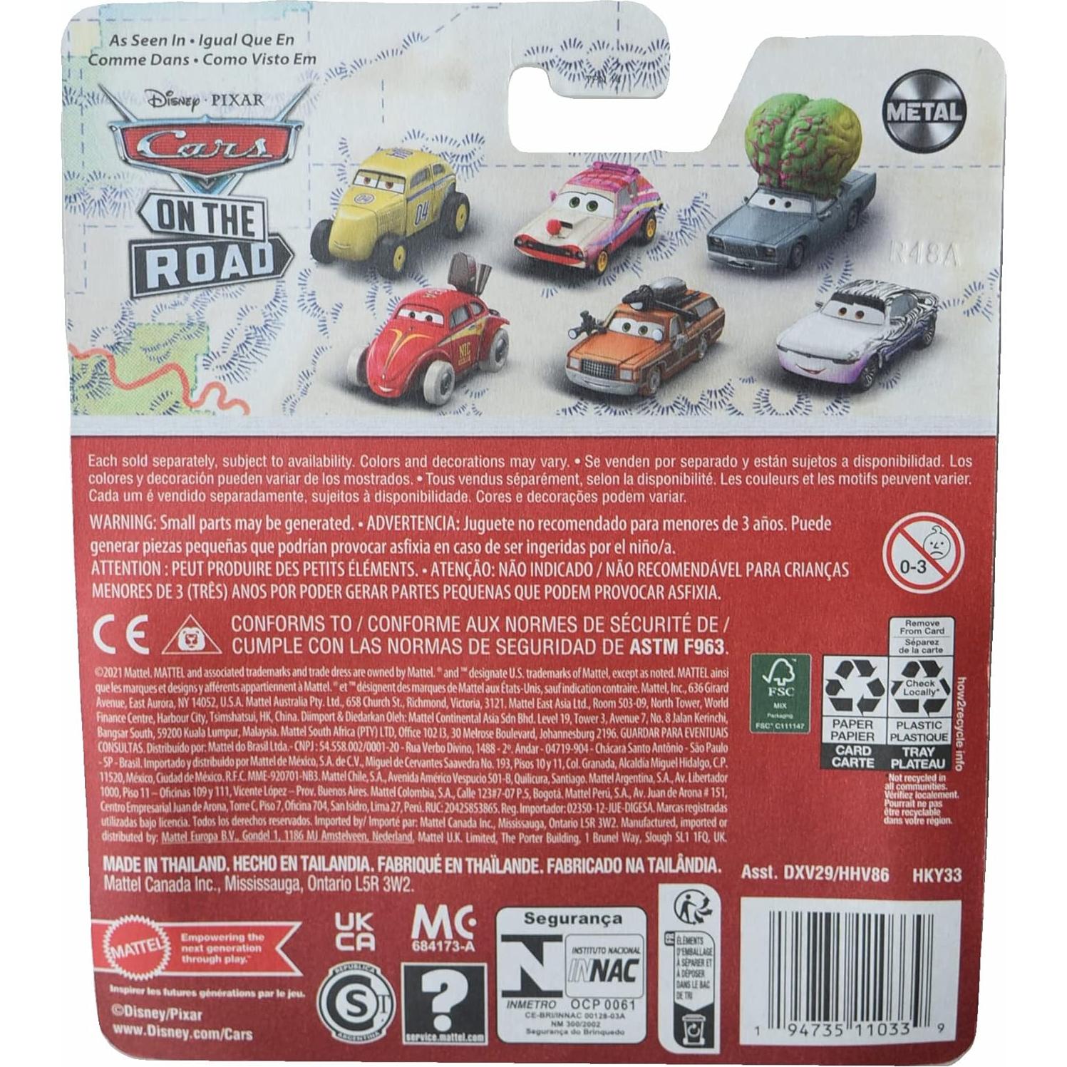 Auto de colección Disney Cars Doug Crankel 1:55 Mattel