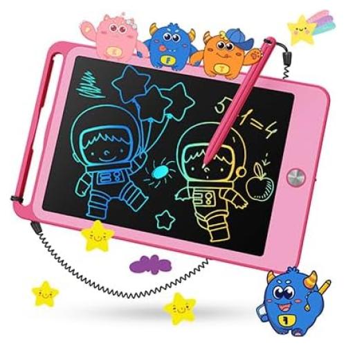 Tableta de Escritura LCD TEKFUN 21.6 cm Rosa para Niños