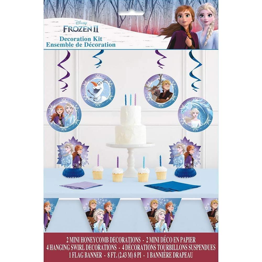 Kit de Decoración Frozen 2 Unique 7 Piezas para Fiesta