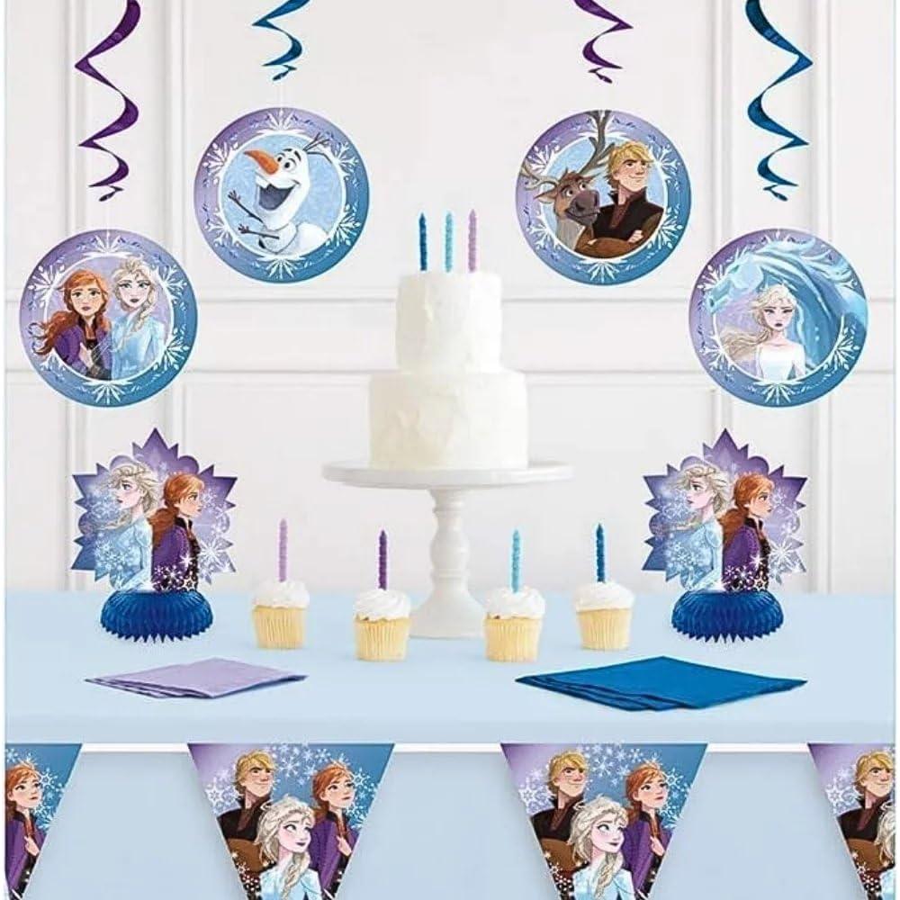 Kit de Decoración Frozen 2 Unique 7 Piezas para Fiesta