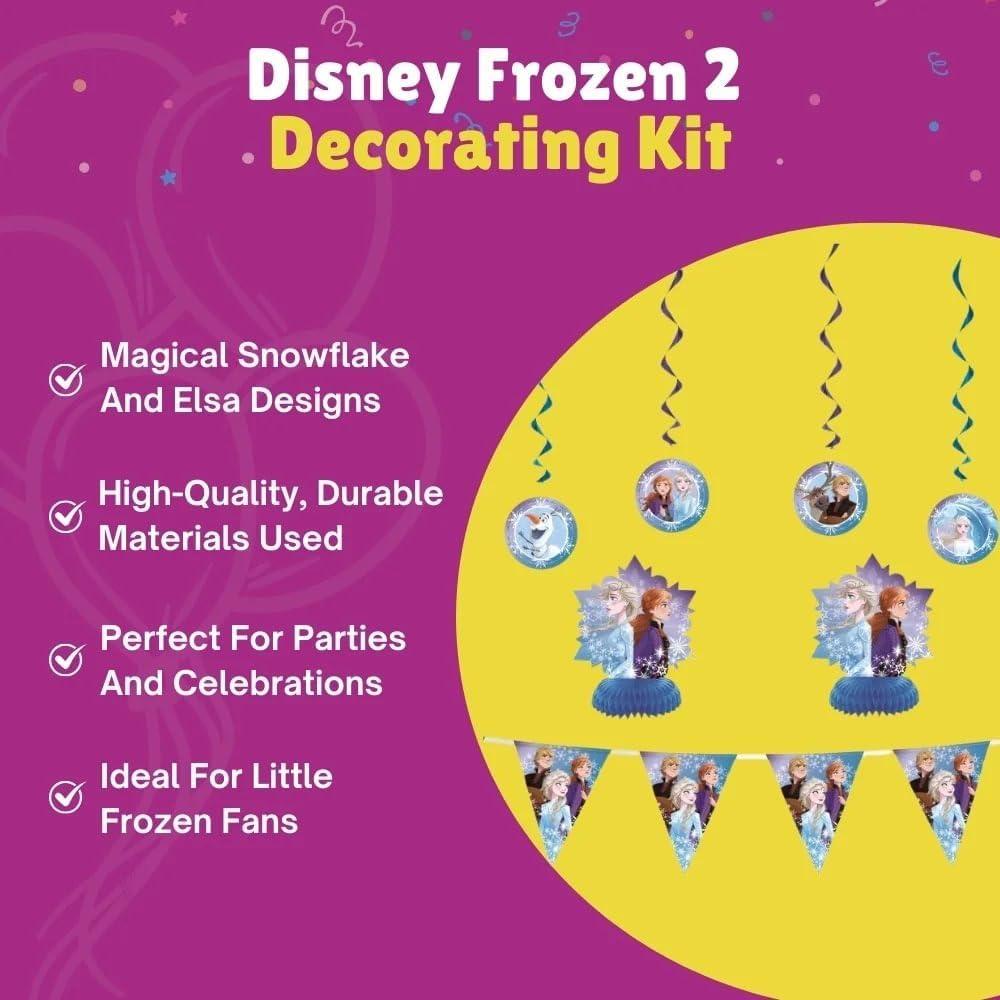 Kit de Decoración Frozen 2 Unique 7 Piezas para Fiesta