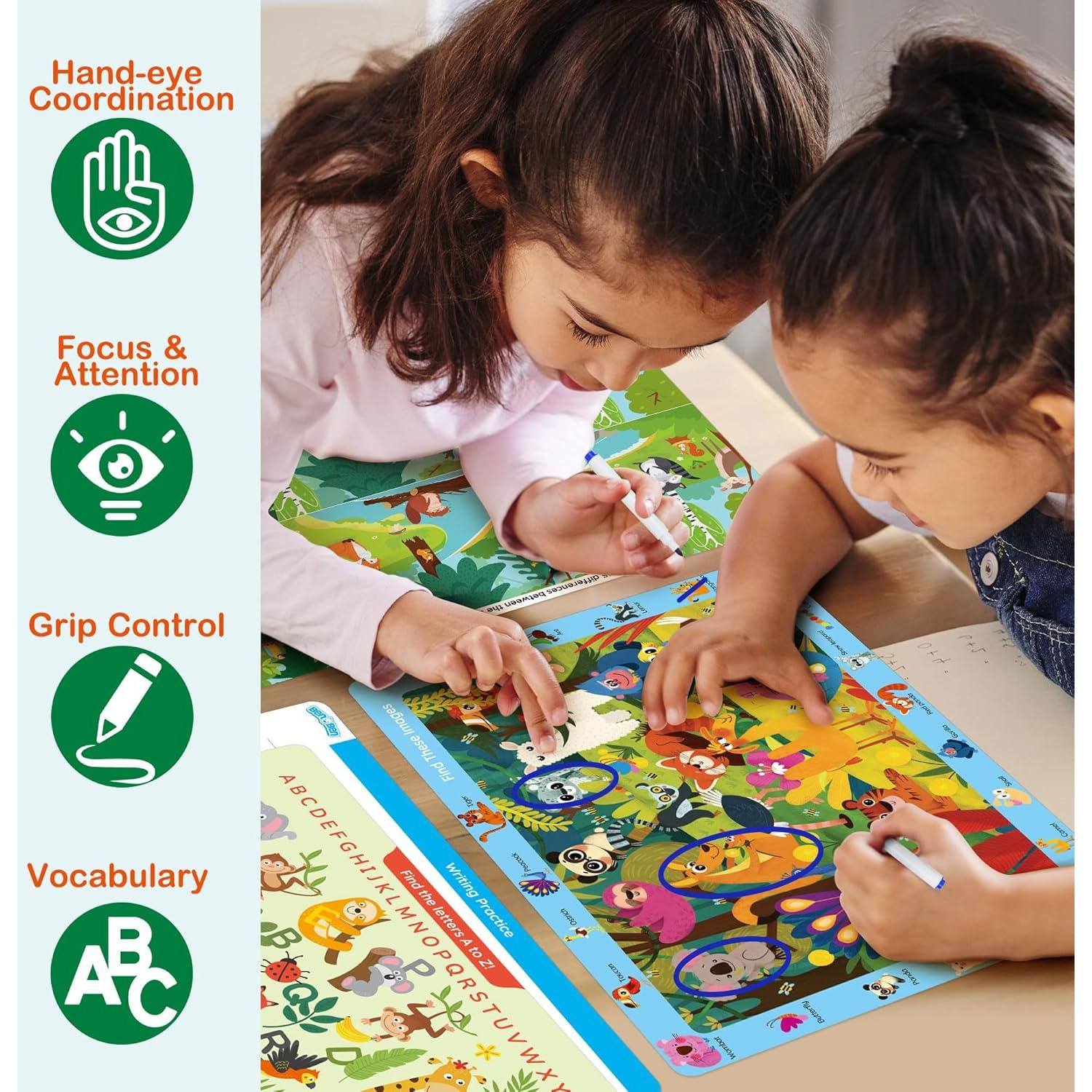 Libro de Actividades Educativas BenBen 28 Páginas para Niños