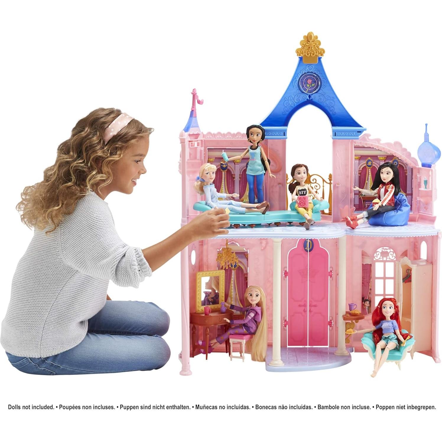 Disney Princess Fashion Doll Castle, Dollhouse 3.5 feet Tall with 16 Accessories and 6 Pieces of Furniture (Amazon Exclusive)