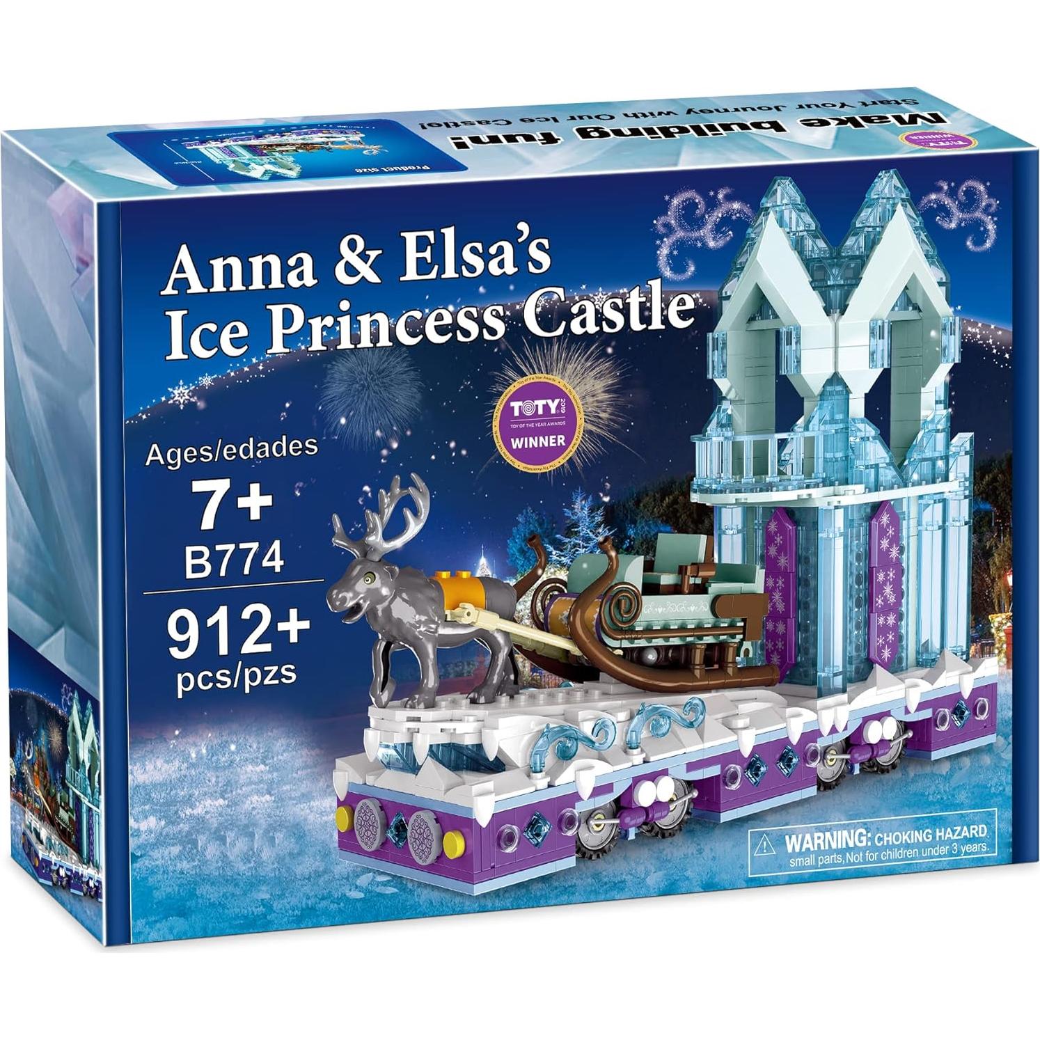 Castillo de Hielo Educiro con Juguete de Construcción 912 Piezas