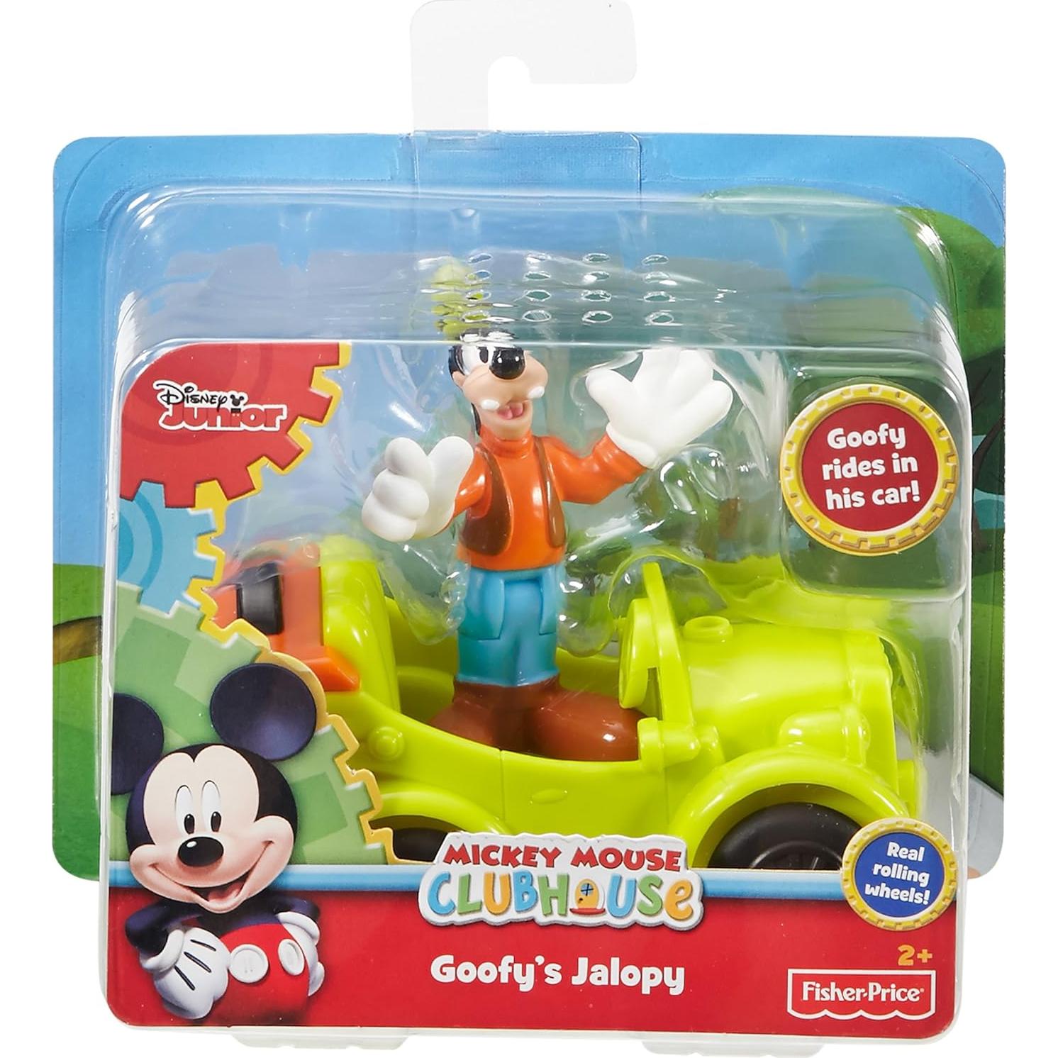 Jalopy de Goofy Fisher-Price 7.26 cm con figura posable