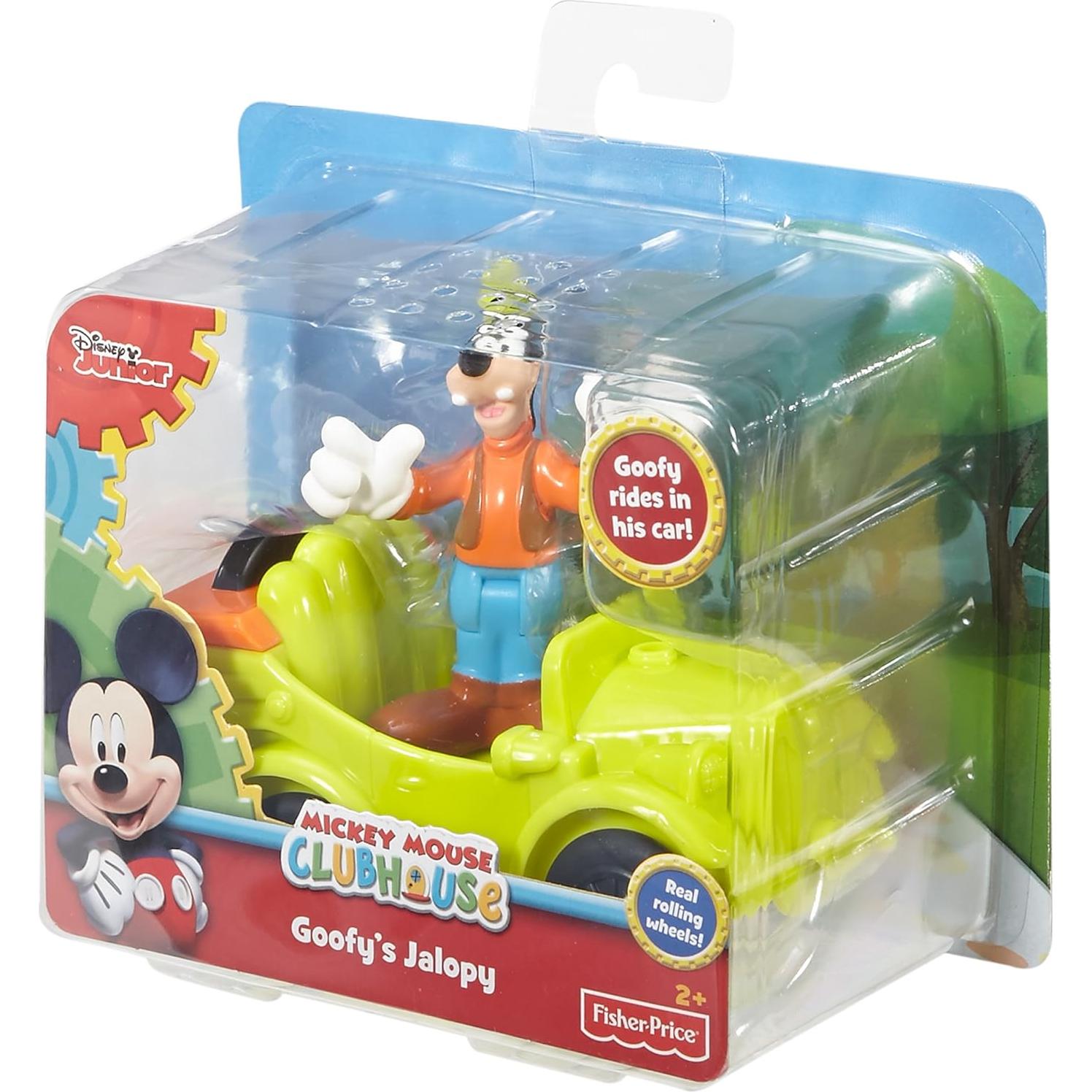 Jalopy de Goofy Fisher-Price 7.26 cm con figura posable