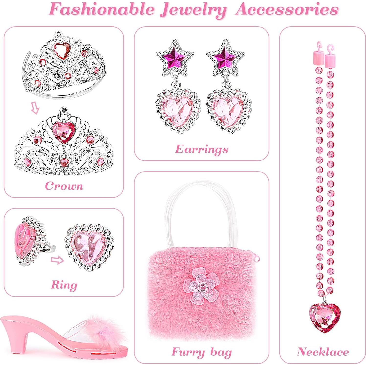 Conjunto de Disfraces de Princesa Jaolex - 3 Pares de Zapatos