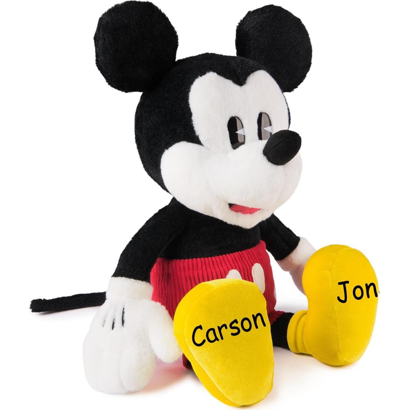 Peluche Mickey Mouse Disney Personalizado 35.5 cm