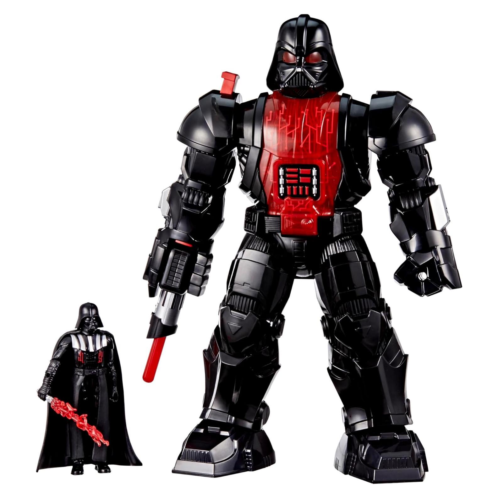 Traje Mecánico Darth Vader 28 cm + Figura 10 cm Star Wars