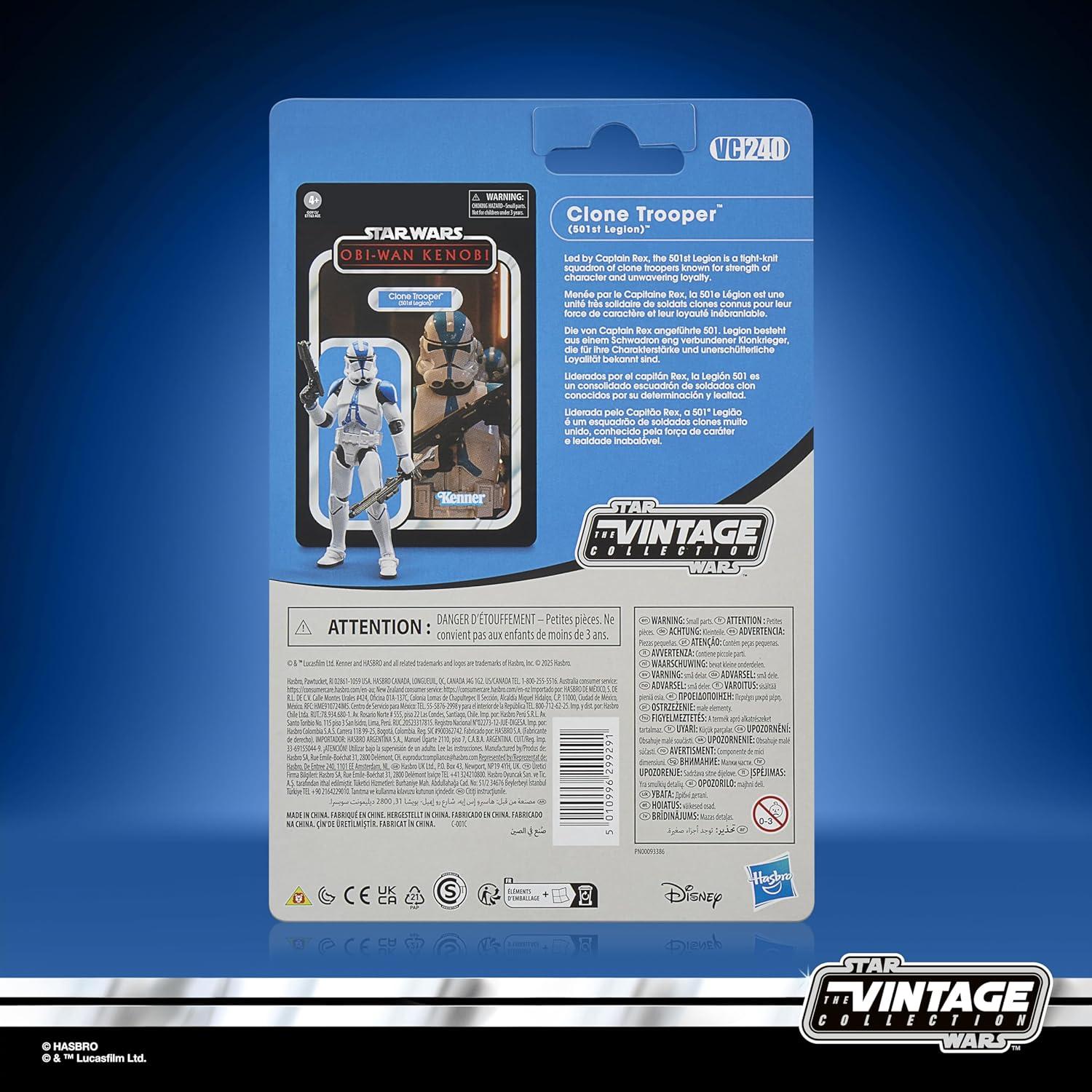 Figura de Acción Star Wars Clon 501 Hasbro 9.5 cm