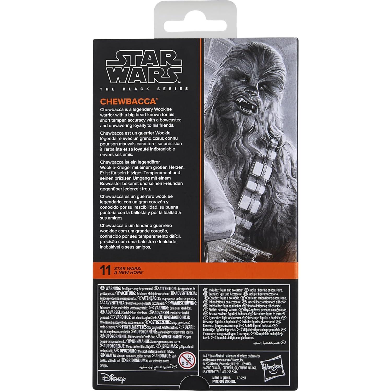 Figura de Acción Chewbacca 15 cm Star Wars Hasbro Premium