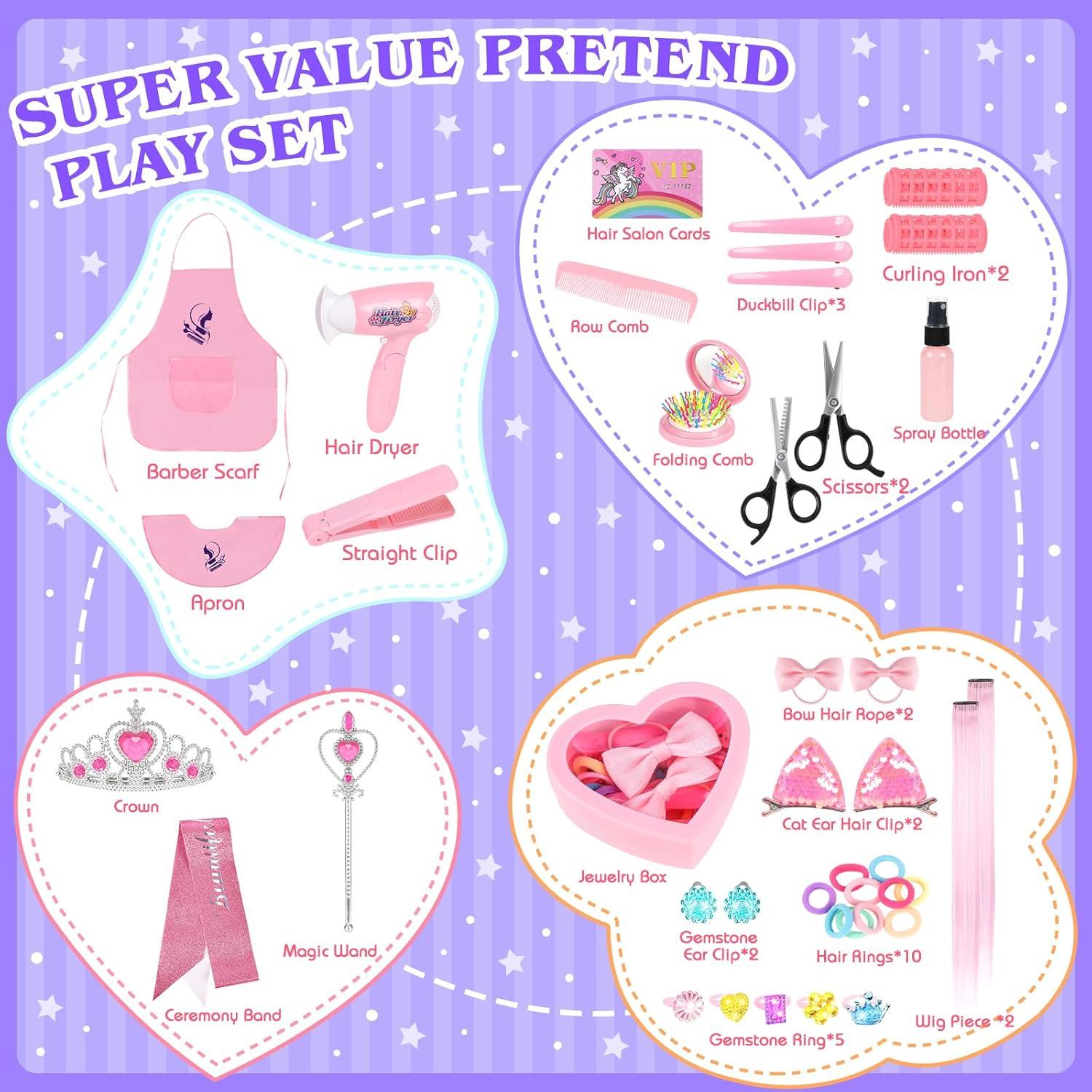 Conjunto de Mesa y Silla EULRGAUS con Espejo y Luz 1.60 kg