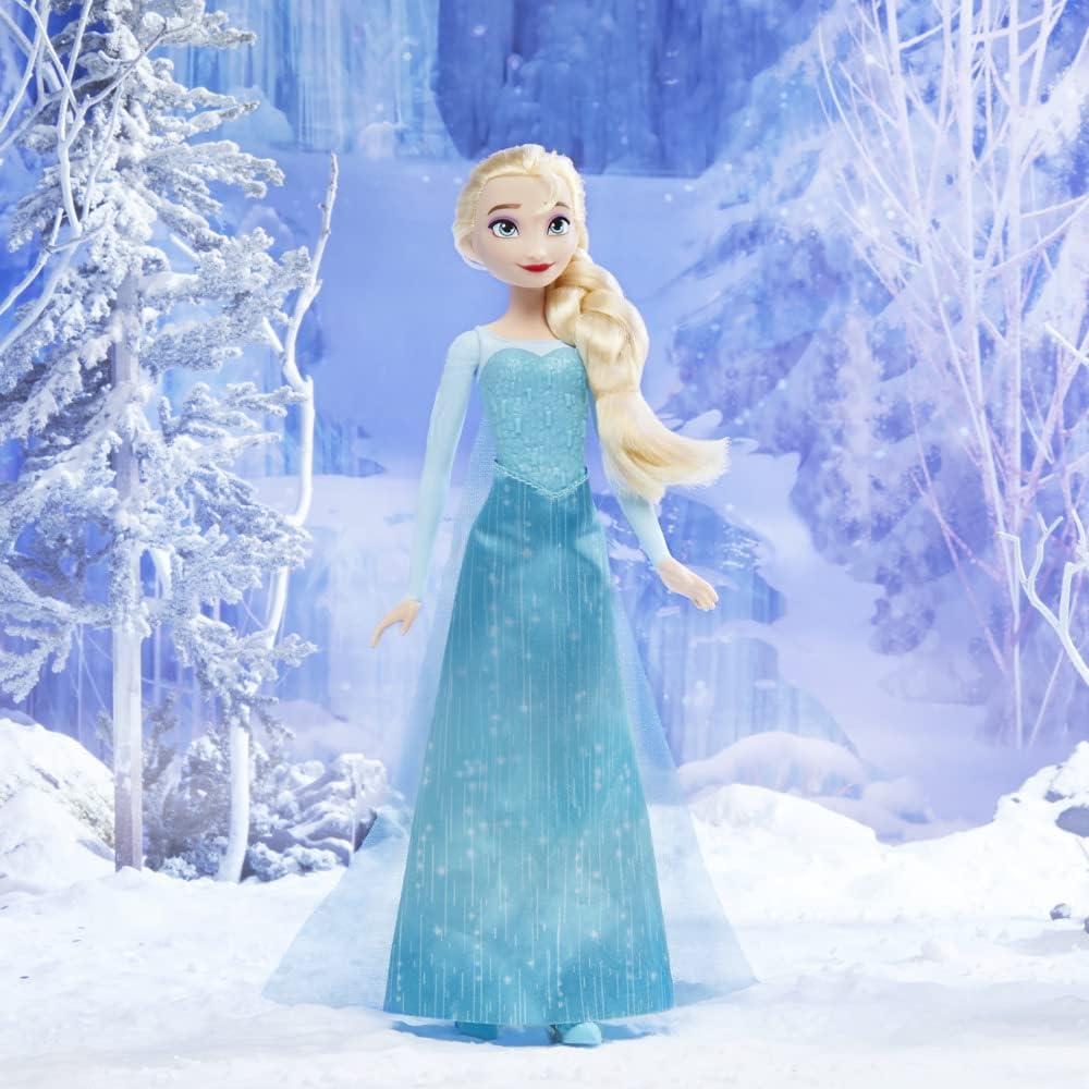 Muñeca Elsa Disney Frozen con Capa y Zapatos 35.56 cm