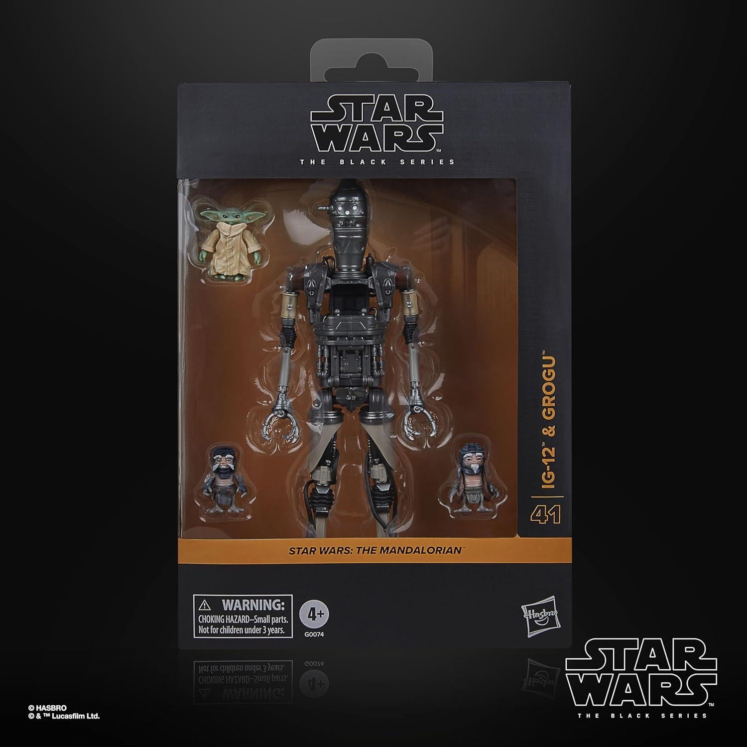 Figura de Acción Star Wars IG-12 y Grogu 15 cm Hasbro