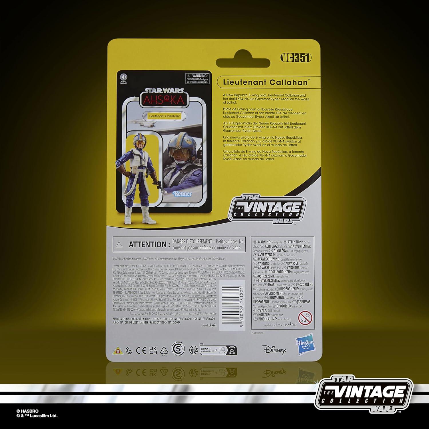 Figura de Acción Star Wars Teniente Callahan 9.5 cm Hasbro