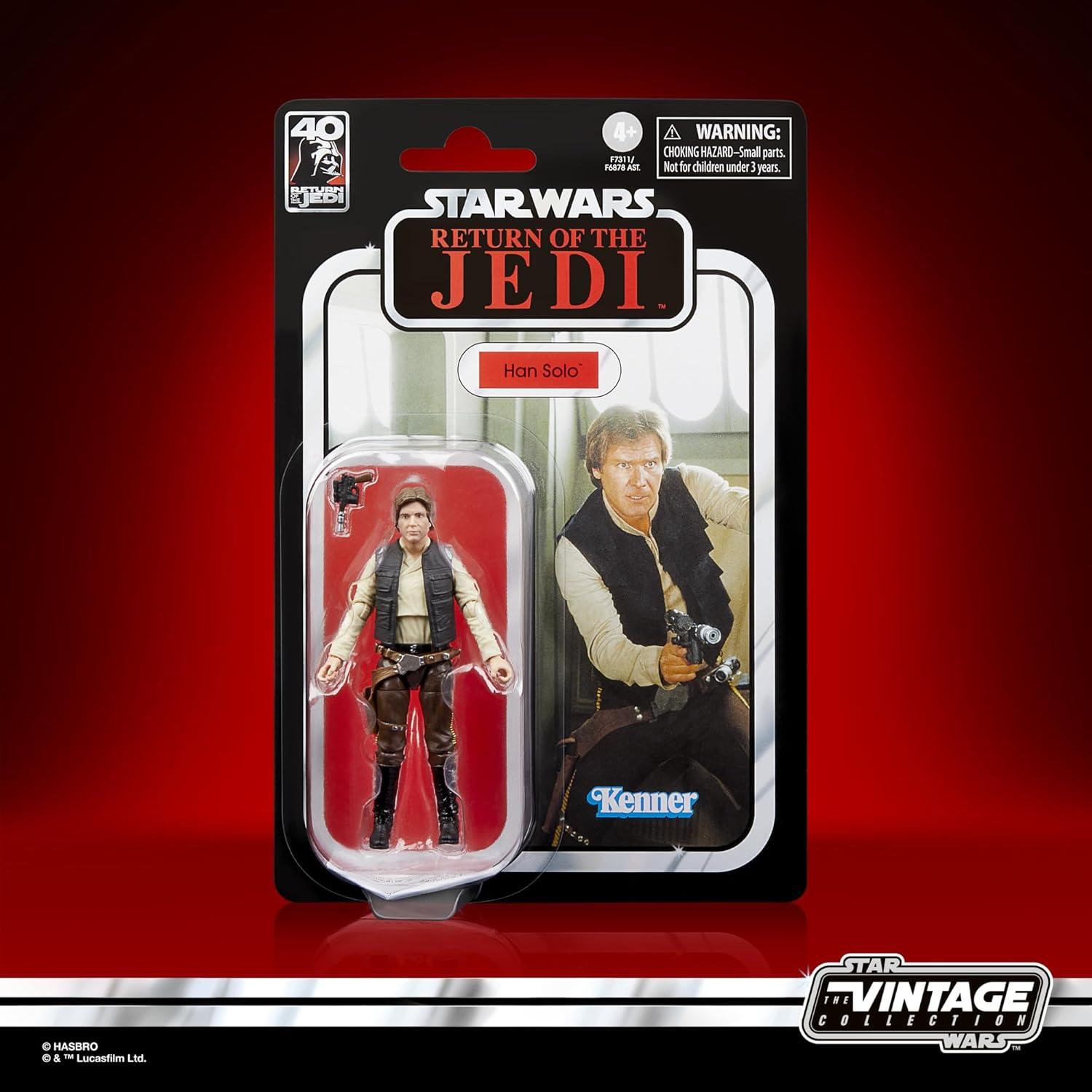 Figura de Acción Han Solo 10 cm Star Wars Vintage 40 Aniversario
