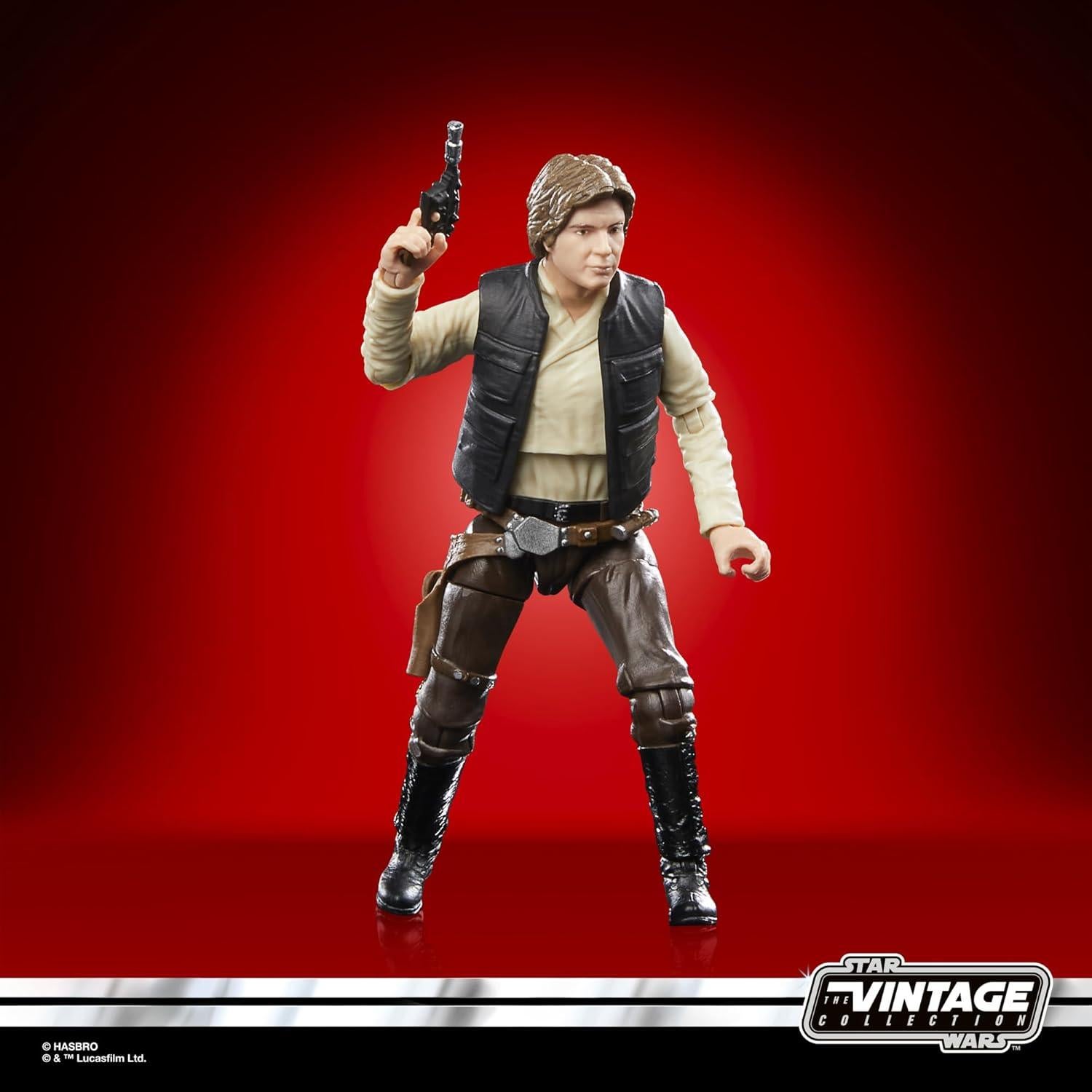 Figura de Acción Han Solo 10 cm Star Wars Vintage 40 Aniversario