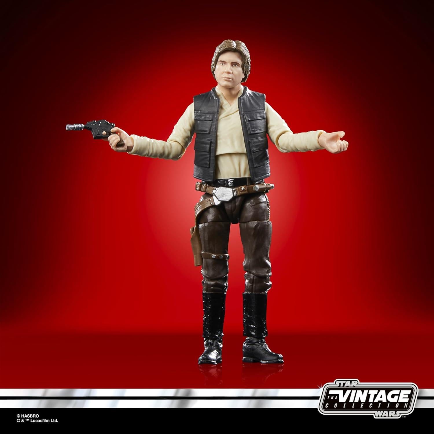 Figura de Acción Han Solo 10 cm Star Wars Vintage 40 Aniversario