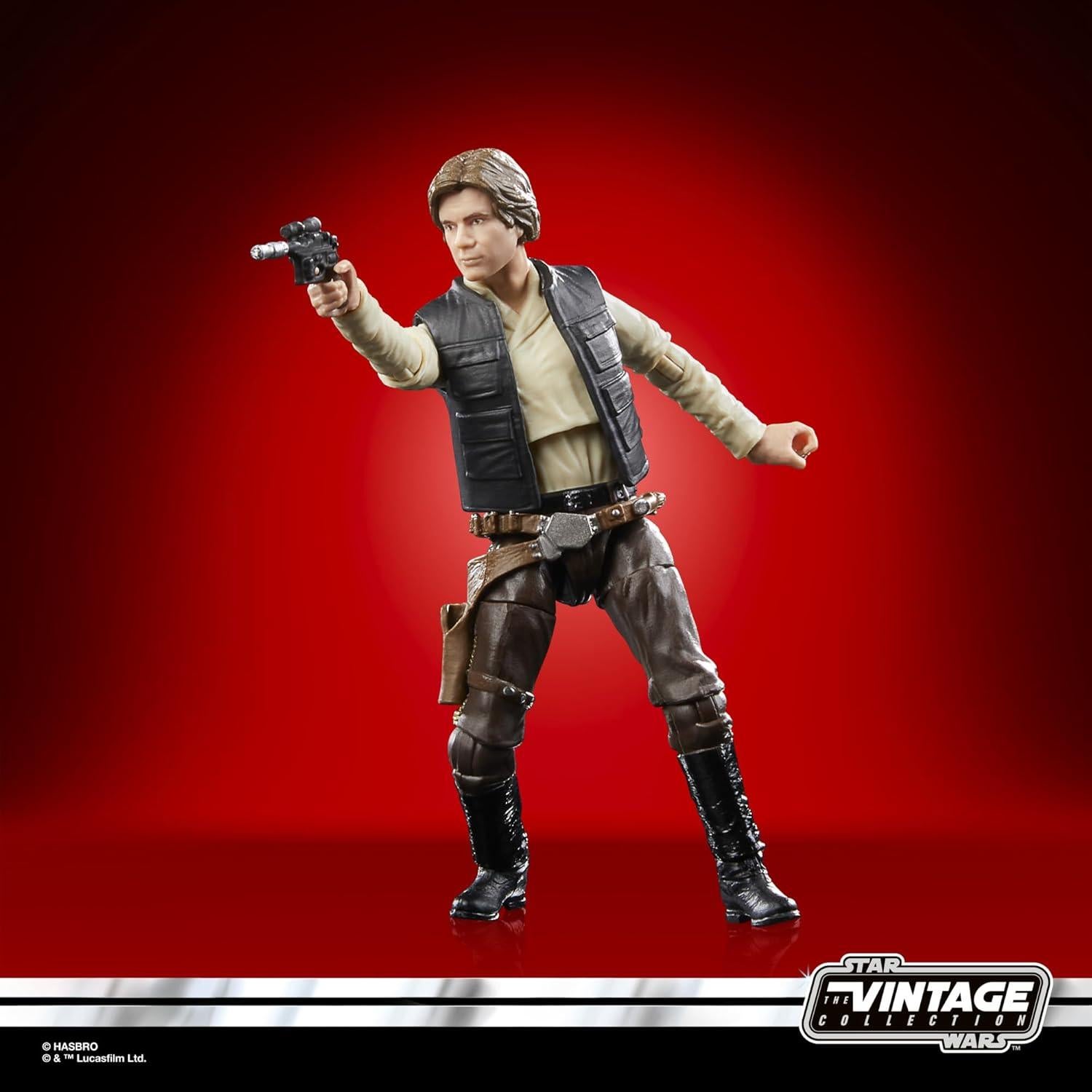 Figura de Acción Han Solo 10 cm Star Wars Vintage 40 Aniversario