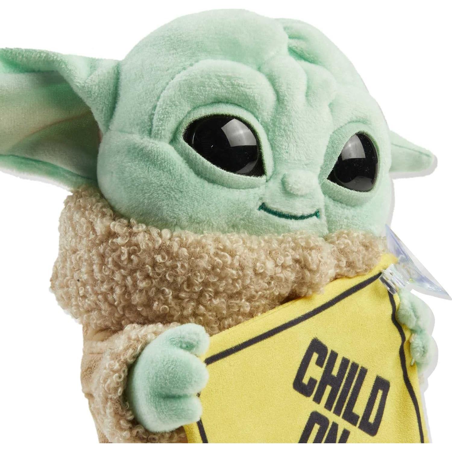 Cartel Niños a Bordo Grogu Star Wars 20 cm Juguete Peluche