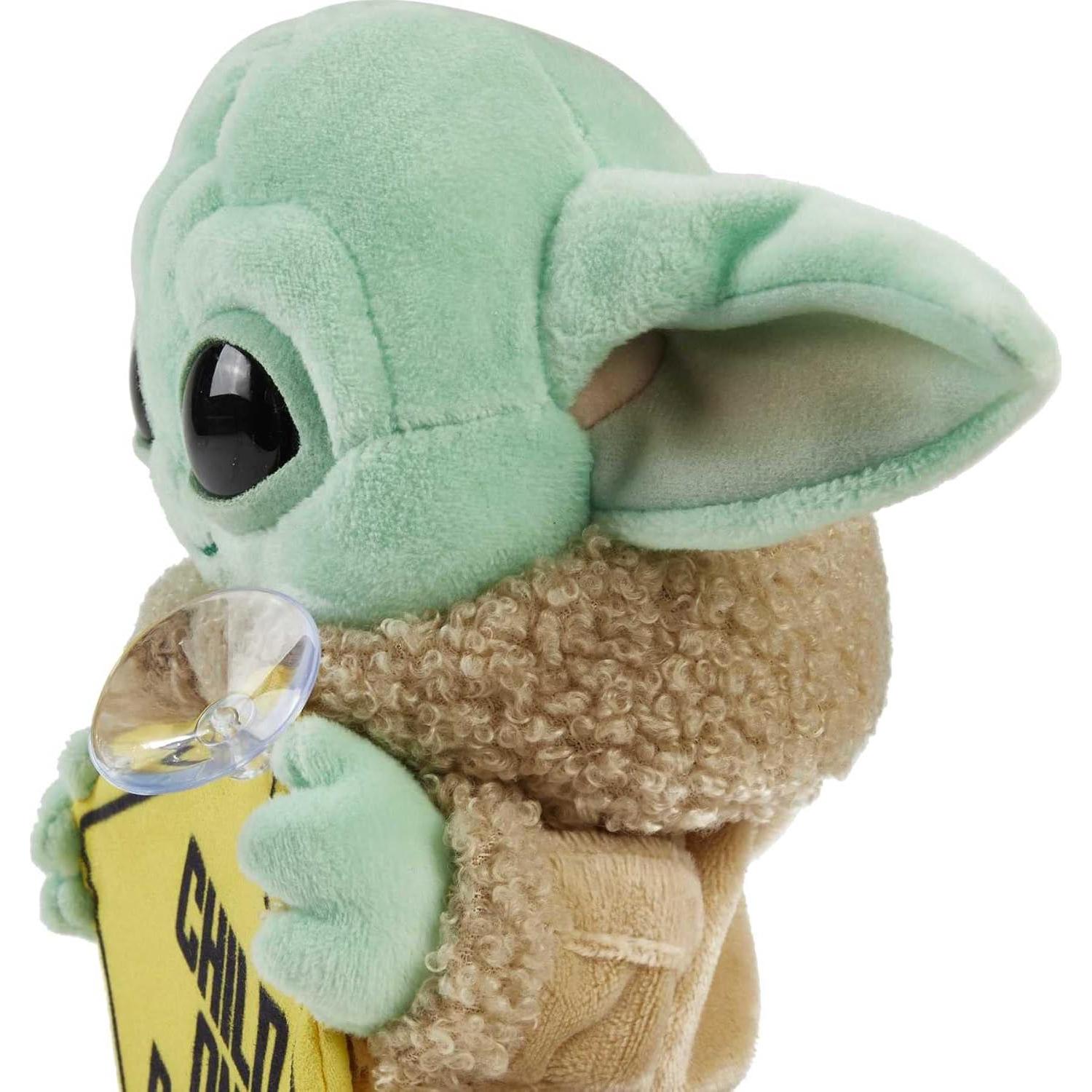 Cartel Niños a Bordo Grogu Star Wars 20 cm Juguete Peluche