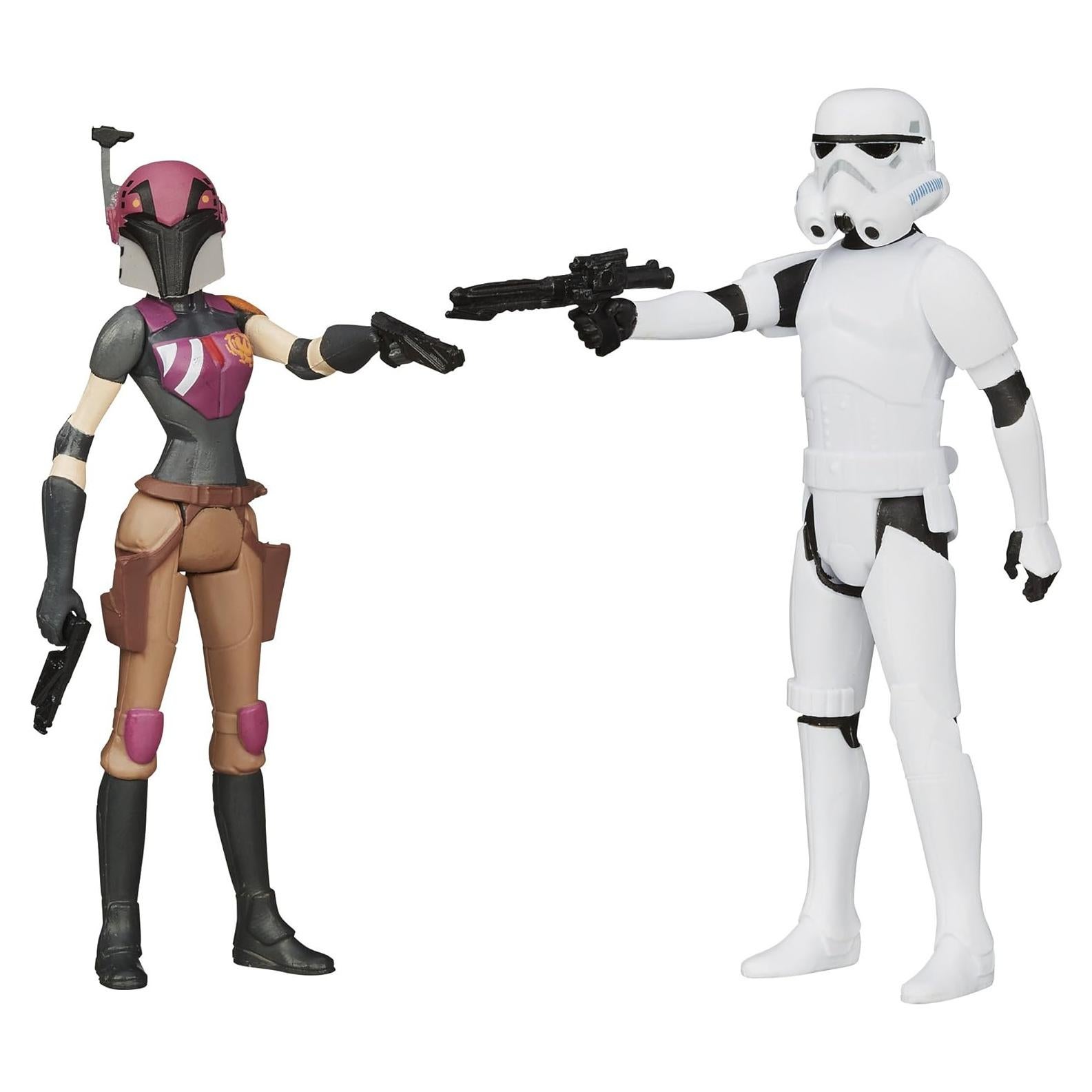 Figura Star Wars Hasbro Sabine y Stormtrooper 21 cm