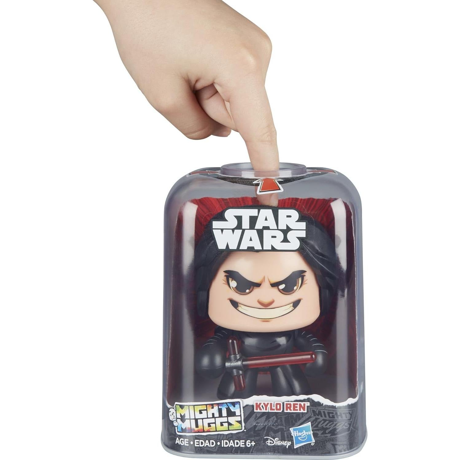 Figura Kylo Ren Mighty Muggs Hasbro 3 expresiones