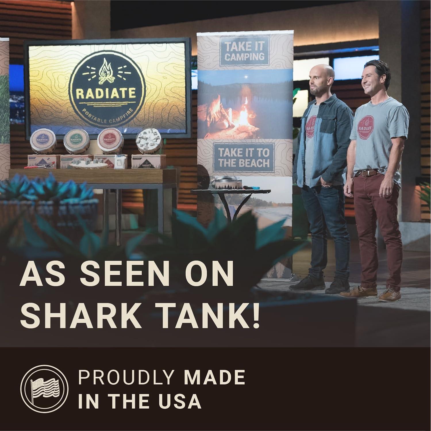 Fogata Portátil Radiate XL 20 cm 4 Pack Reutilizable