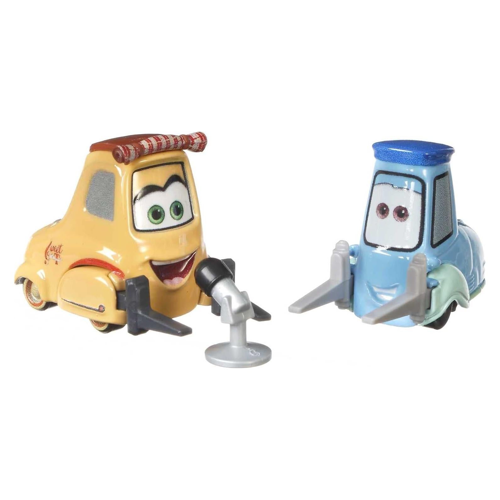 Juguetes Disney Cars 2-Pack Luigi y Té Dulce - Mattel