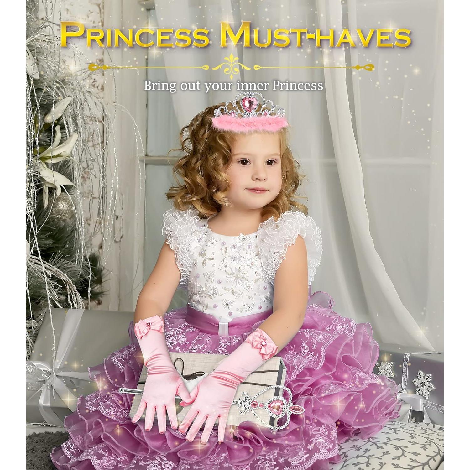 Set de Disfraz de Princesa BIBUTY 7 Piezas para Niñas