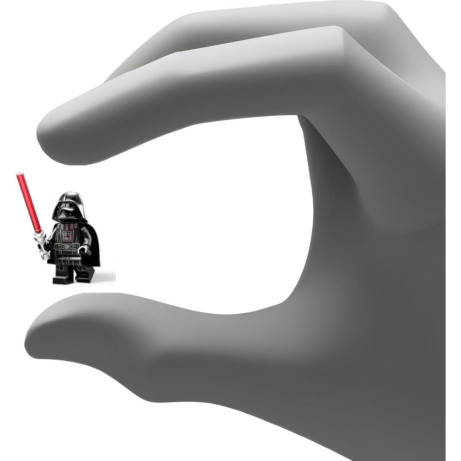 LEGO Minifigura Darth Vader con Sable de Luz y Capa Negra