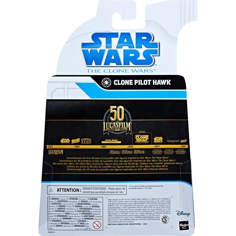 Figura de Acción Clon Hawk Hasbro 15 cm Star Wars