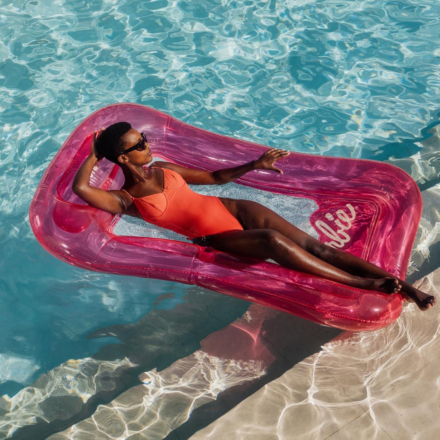 Flotador Inflable FUNBOY Hamaca de Agua Rosa 177,8 cm