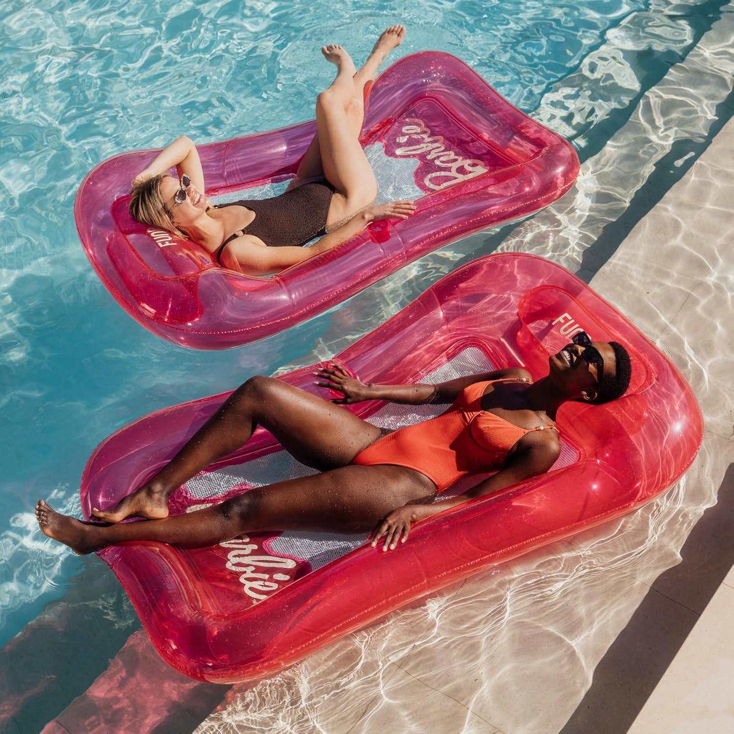 Flotador Inflable FUNBOY Hamaca de Agua Rosa 177,8 cm