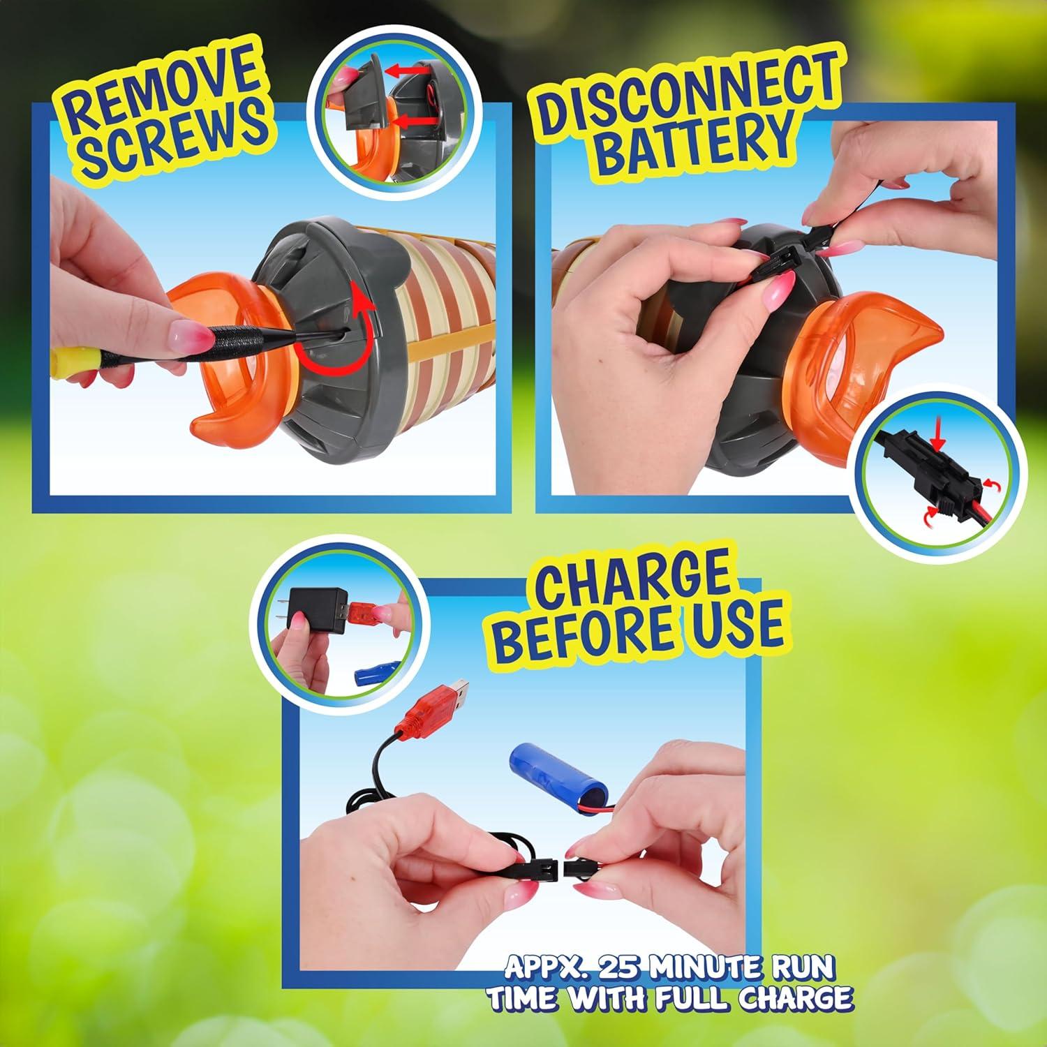 Máquina de Burbujas Tiki Maxx Bubbles con Música y Luz