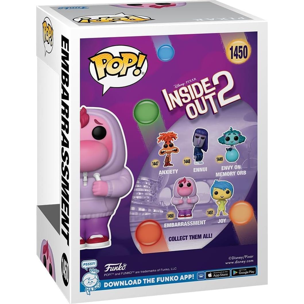 Figura Vinilo Pop! Funko Inside Out 2 Vergüenza 9.5 cm
