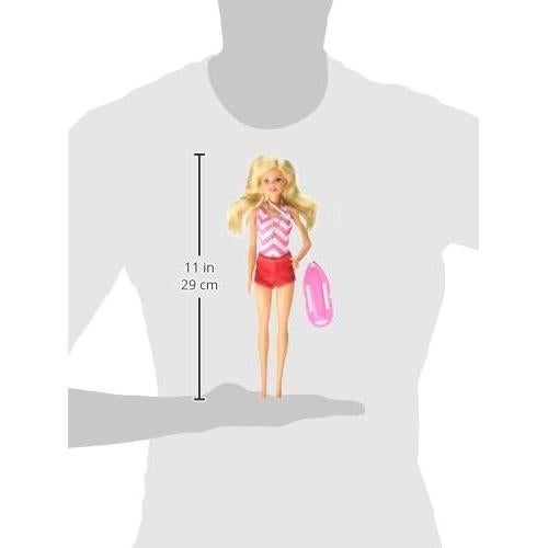 Muñeca salvavidas Barbie Mattel con silbato y boya