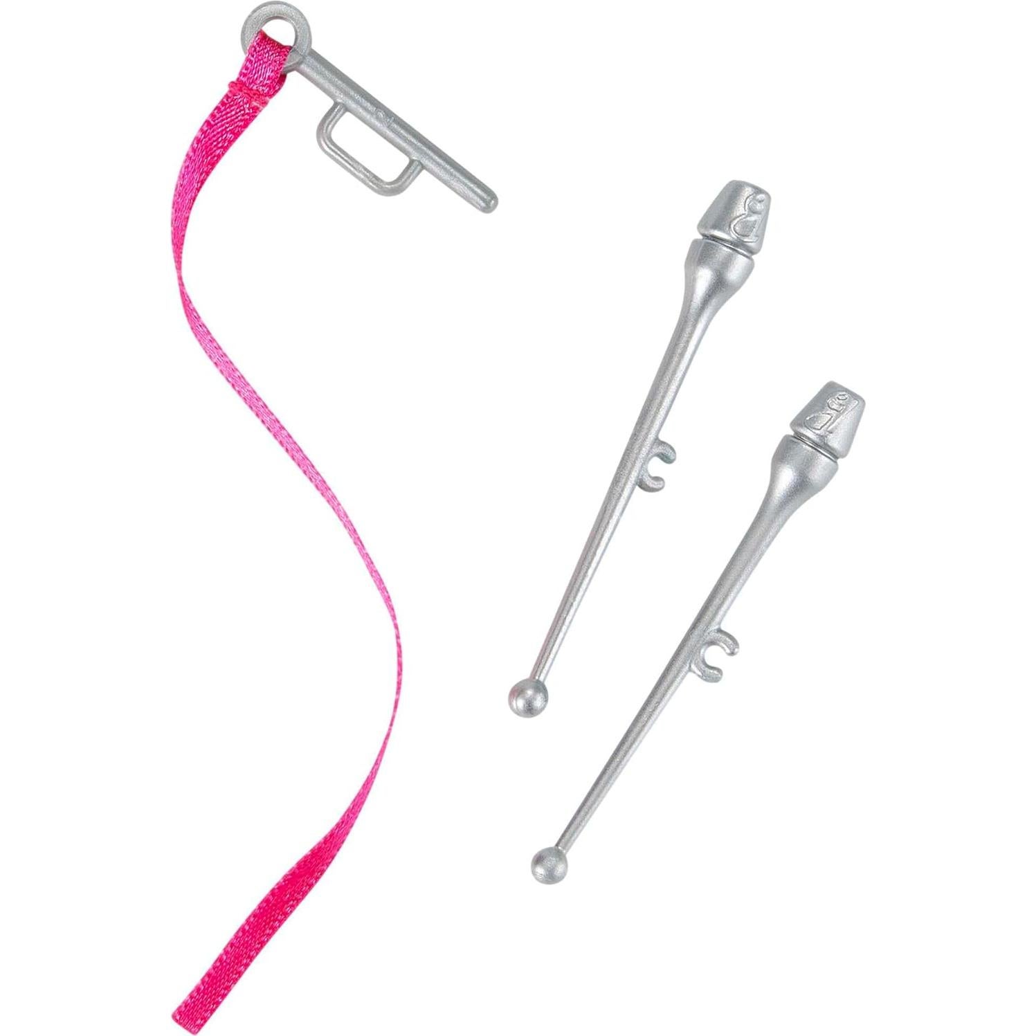 Muñeca Barbie Gimnasta Rítmica con Accesorios y Leotardo