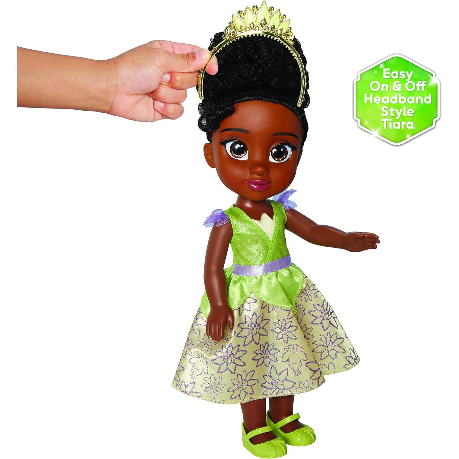 Disney Princess My Friend Tiana Doll 14" Tall Includes Removable Outfit and Tiara