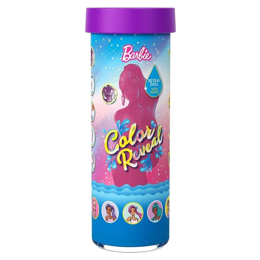 Muñeca Barbie Color Reveal 3,8cm Mattel HYF28 Sorpresa