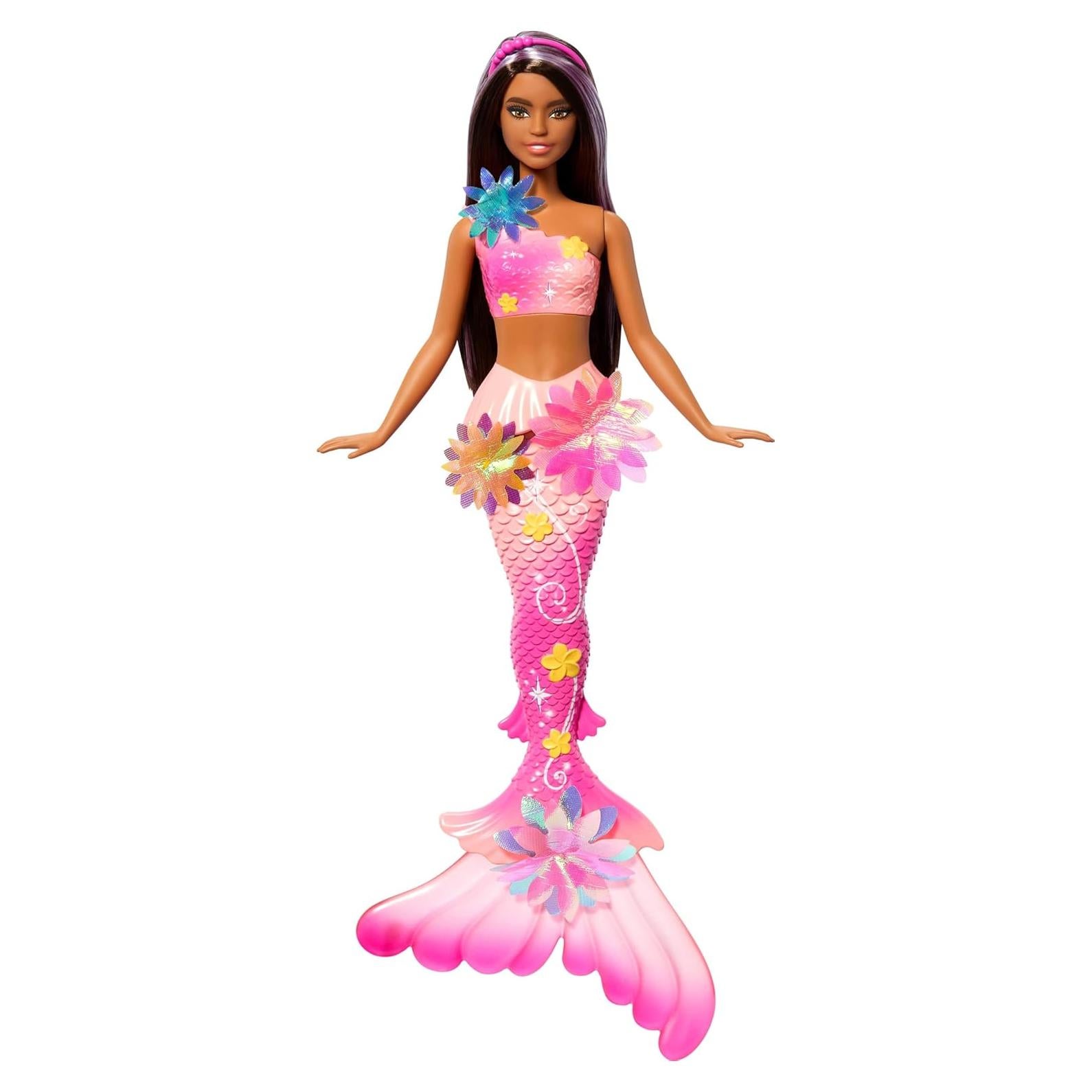 Muñeca Sirena Barbie Flower Magic con Flores Sorpresa