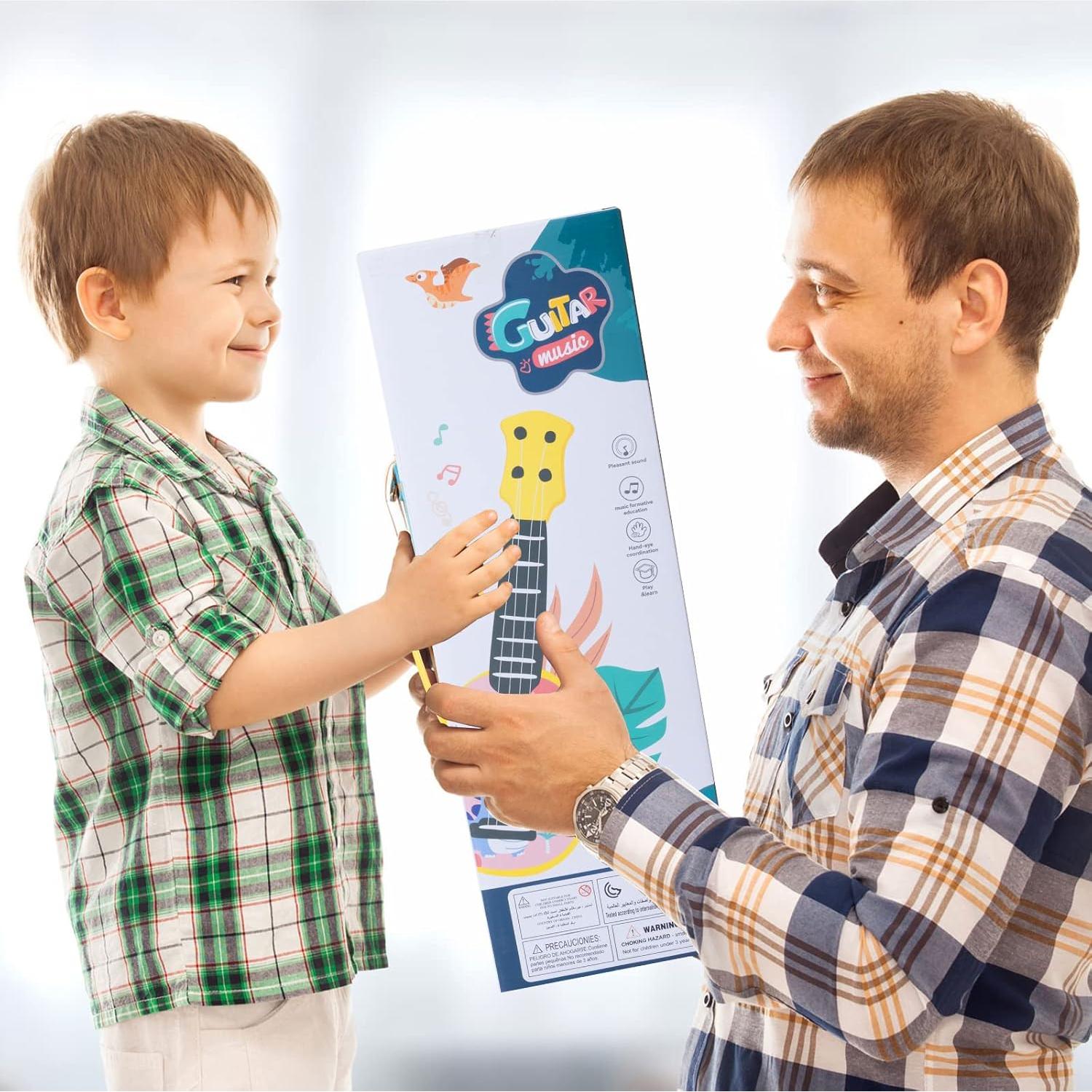 Ukulele YOLOPLUS+ 17 cm Rosa 4 Cuerdas para Niños