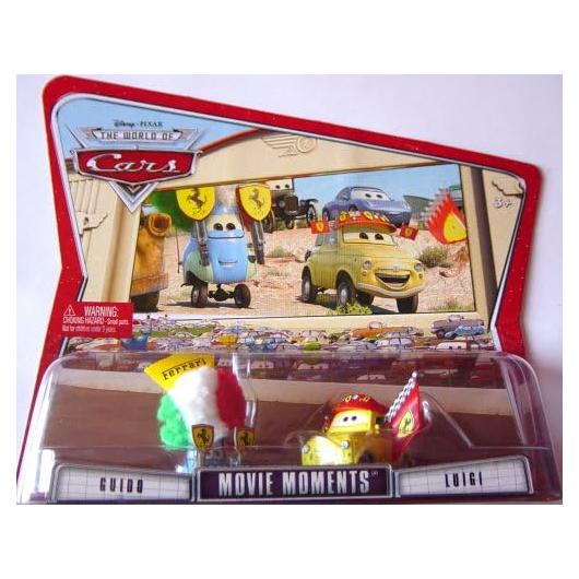 Autos de colección Cars Mattel Luigi y Guido 2 piezas