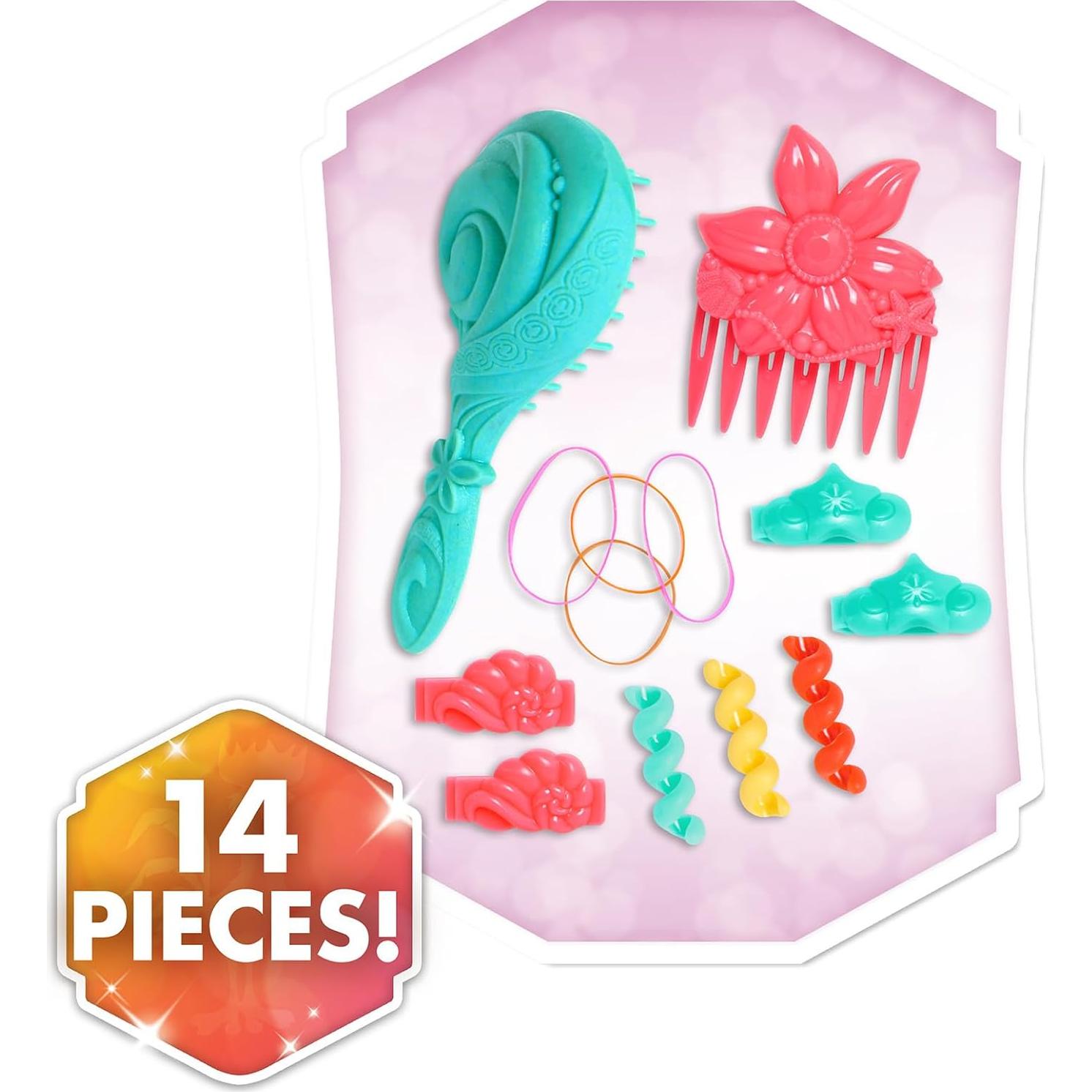 Cabeza de Estilo Moana Just Play 14 Accesorios 300g